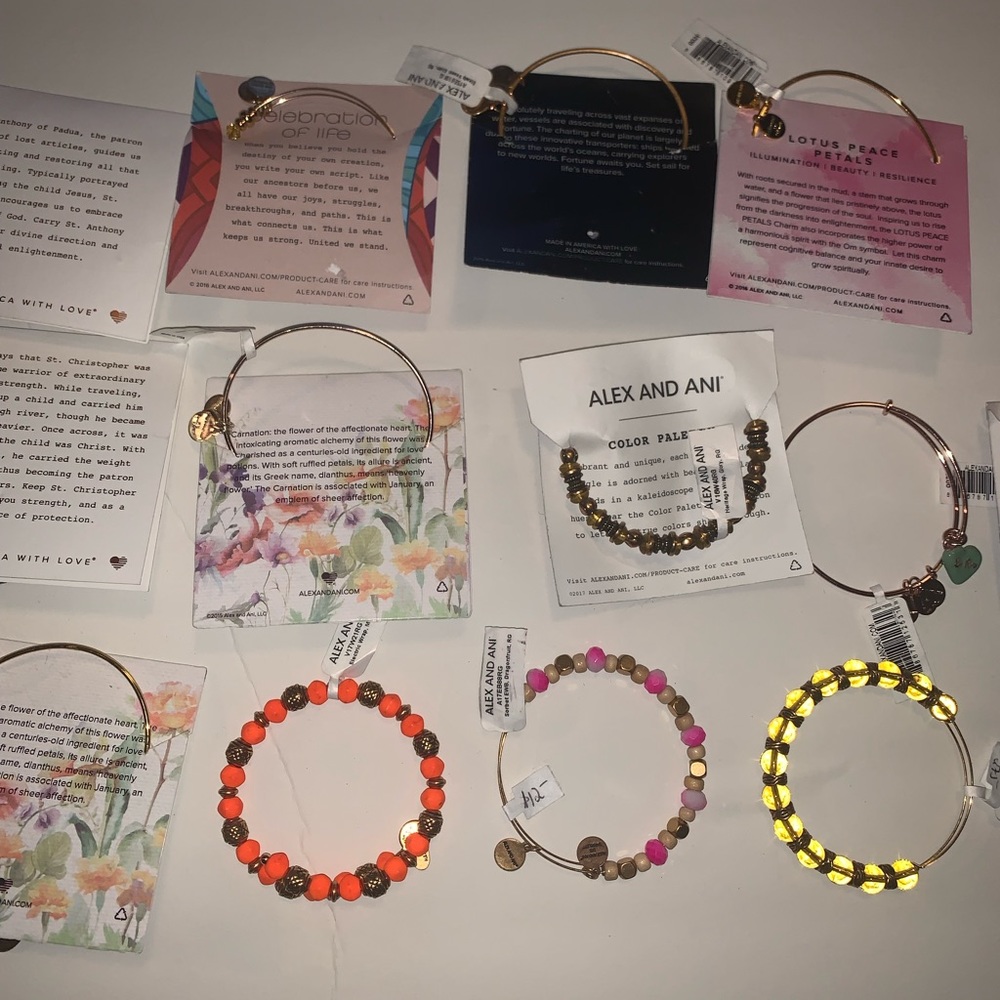 19 New Alex and Ani Bracelets lot 5 - Picture 5 of 8